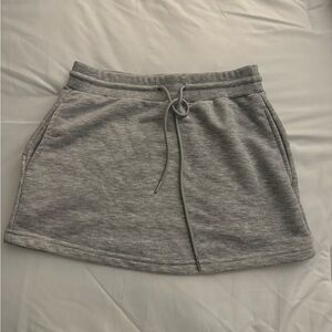 SHEIN Heather Gray Mini Skirt